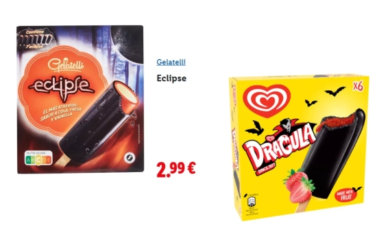 Eclipse de Lidl, el helado que imita al Drácula de Frigo/ LIDL Eclipse de Lidl, el helado que imita al Drácula de Frigo/ LIDL