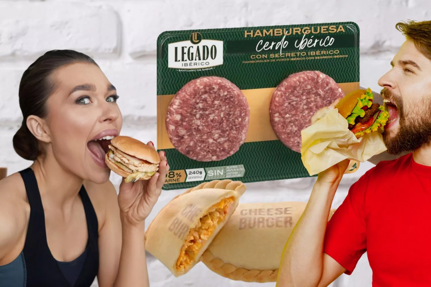 Una pareja con los dos nuevos productos de Mercadona / Fotomontaje CONSUMIDOR GLOBAL