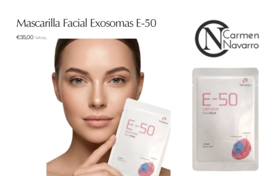 Mascarilla Facial Exosomas E-50/ Carmen Navarro Mascarilla Facial Exosomas E-50/ Carmen Navarro