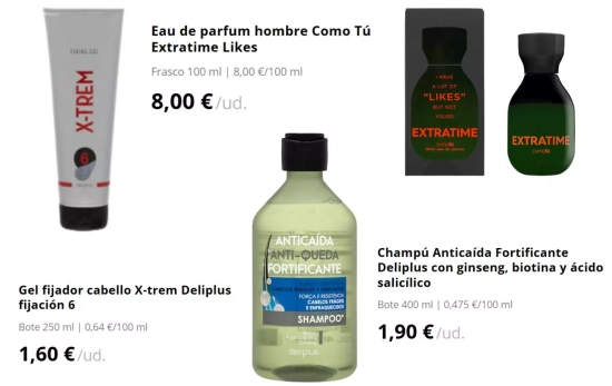 Comparativa de artículos de aseo /MERCADONA Comparativa de artículos de aseo /MERCADONA