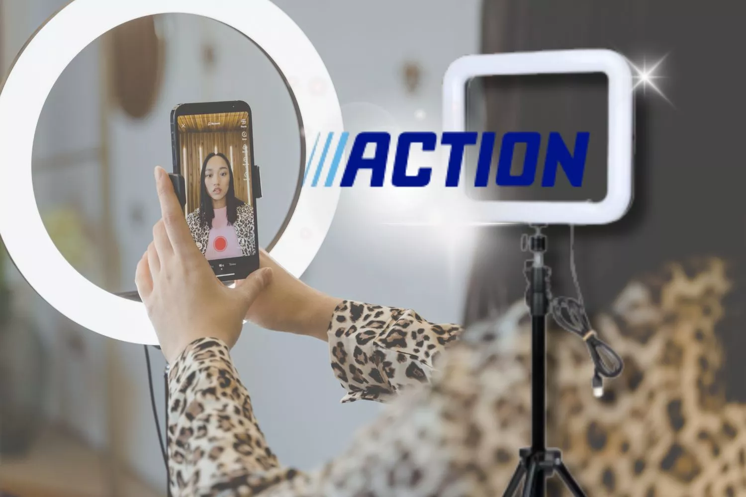 El nuevo foco con trípode de Action para hacer vídeos y fotos / Fotomontaje CONSUMIDOR GLOBAL