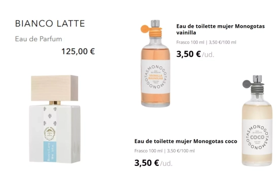 Bianco Latte vs. Monogotas Vainilla y Coco/ Fotomontaje Consumidor Global Bianco Latte vs. Monogotas Vainilla y Coco/ Fotomontaje Consumidor Global