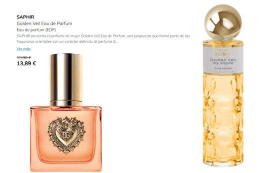 Golden Veil y Devotion de Dolce Gabbana/ Fotomontaje Consumidor Global Golden Veil y Devotion de Dolce Gabbana/ Fotomontaje Consumidor Global