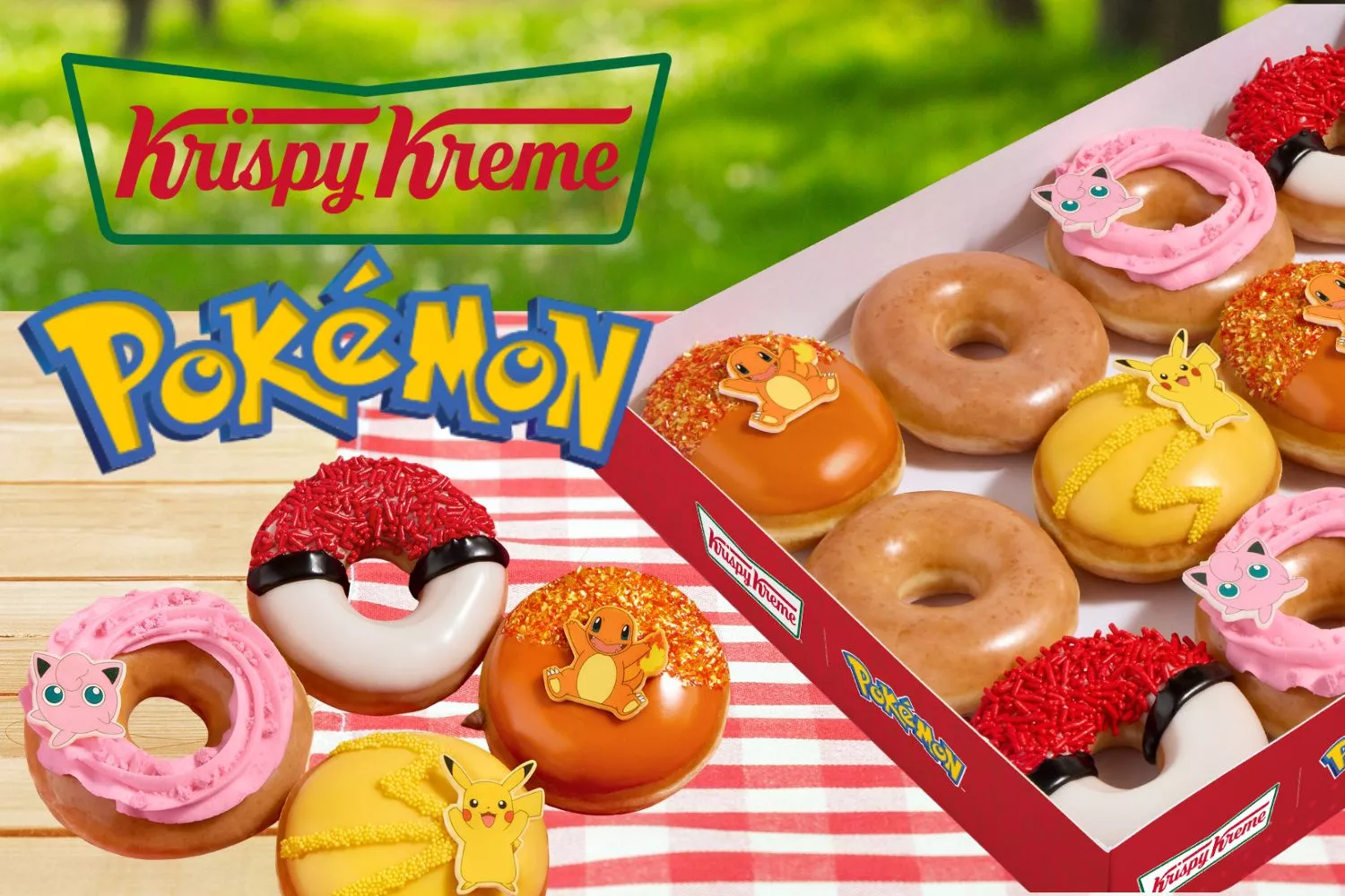 La edición especial de Pokémon de Krispy Kreme / Fotomontaje CONSUMIDOR GLOBAL