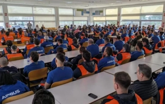 Convocatoria de empleados de Airbus / CCOO - EP