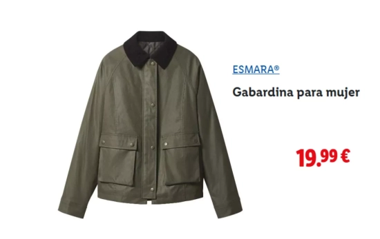 Chaqueta Barbour/ LIDL Chaqueta Barbour/ LIDL