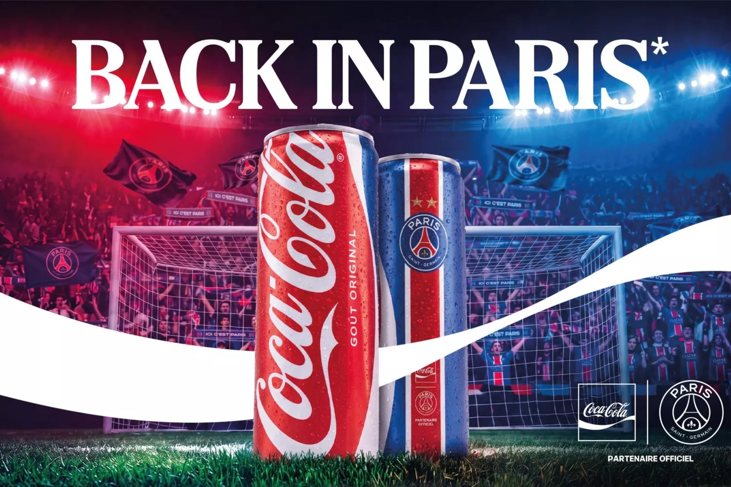 La lata nueva de Coca Cola para celebrar su patrocinio con el PSG / PSG
