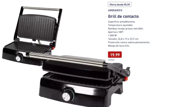 Grill de contacto/ Aldi Grill de contacto/ Aldi