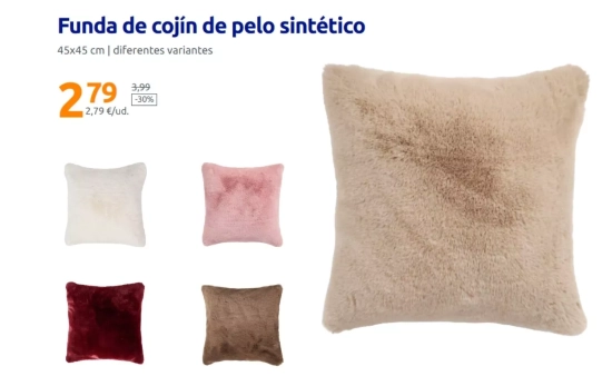 Funda de cojín de pelo/ ACTION Funda de cojín de pelo/ ACTION