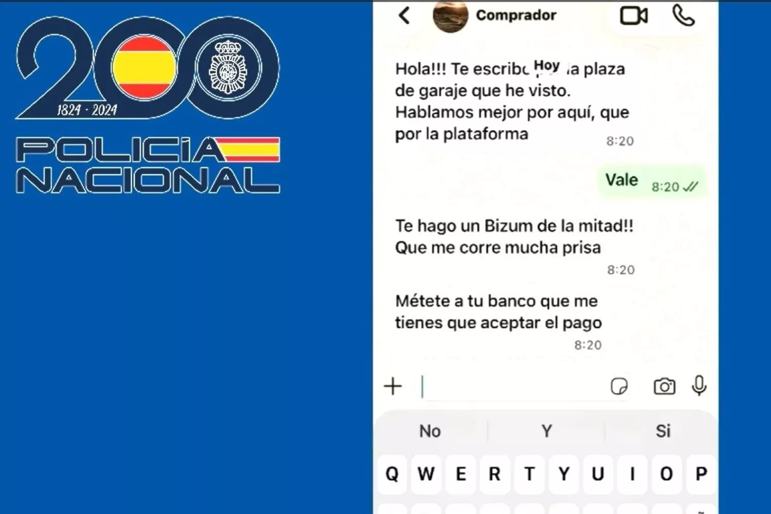Policía Nacional advierte sobre el 'Bizum inverso' / POLICÍA NACIONAL - EP