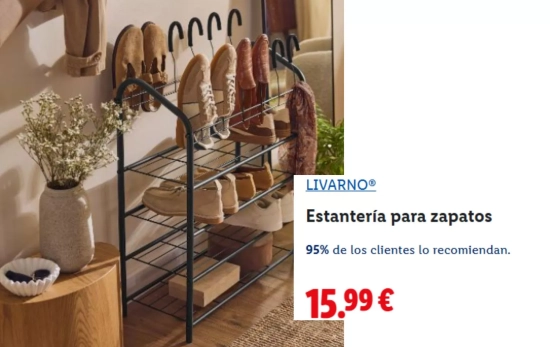 Zapatero metal/ LIDL