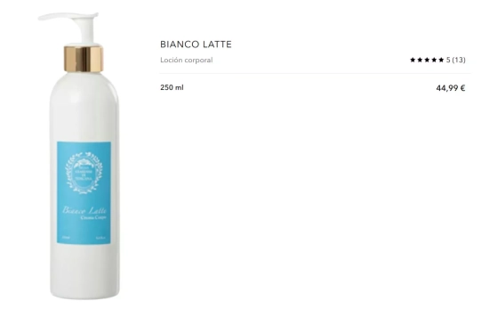 Loción Bianco Latte/ DOUGLAS Loción Bianco Latte/ DOUGLAS
