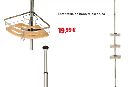 Estantería telescópica/ LIDL Estantería telescópica/ LIDL