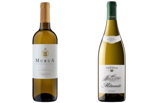 Dos de los vinos premiados / FOTOMONTAJE Dos de los vinos premiados / FOTOMONTAJE