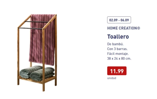 Toallero/ ALDI Toallero/ ALDI