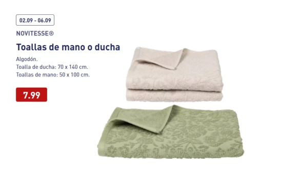 Toallas /ALDI Toallas /ALDI