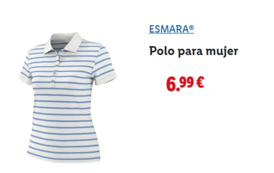 Polo para mujer/ LIDL Polo para mujer/ LIDL