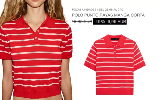 Polo de rayas / ZARA Polo de rayas / ZARA