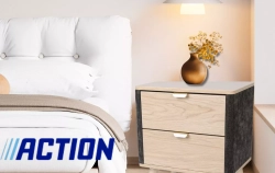 Redecora tu dormitorio este otoño con las nuevas mesitas tapizadas de Action: cálidas y de diseño, visten tu cuarto por menos de 20 euros
