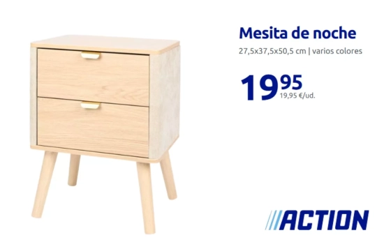 Mesita de noche / ACTION Mesita de noche / ACTION