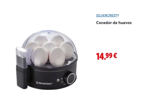 cocedor de huevos Silvercrest/ LIDL cocedor de huevos Silvercrest/ LIDL