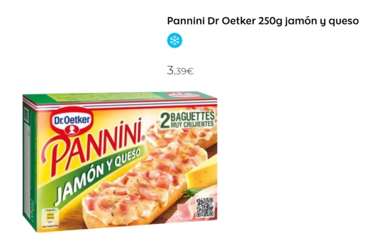 Paninis Dr.Oetker/ AHORRAMAS Paninis Dr.Oetker/ AHORRAMAS