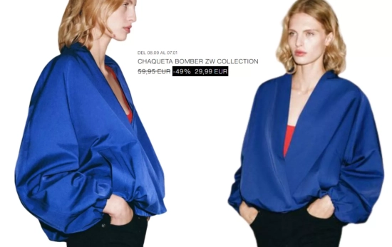 CHAQUETA BOMBER ZW COLLECTION/ZARA CHAQUETA BOMBER ZW COLLECTION/ZARA