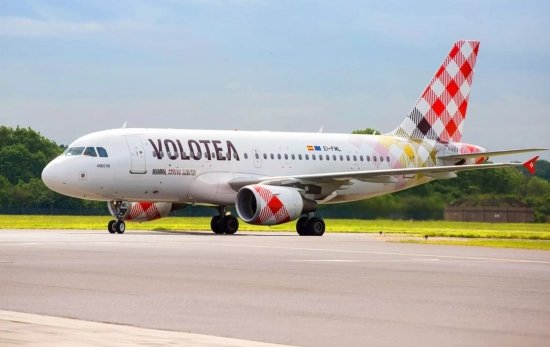 Un avión de la compañía / VOLOTEA Un avión de la compañía / VOLOTEA
