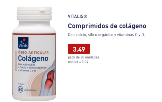 Comprimidos de colágeno/ ALDI