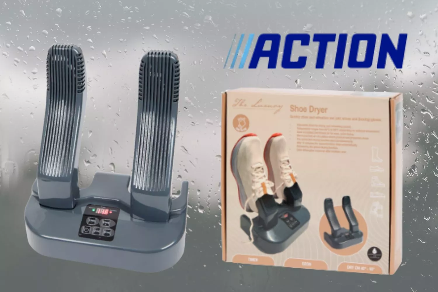 El nuevo secador de zapatos de Action por solo 17,95 euros / Fotomontaje CONSUMIDOR GLOBAL