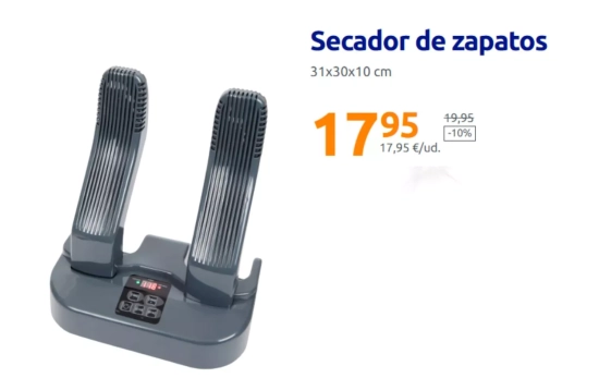 Secador de zapatos/ACTION