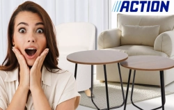 Transforma tu salón con Action: puf y mesitas nórdicas por menos de lo que imaginas
