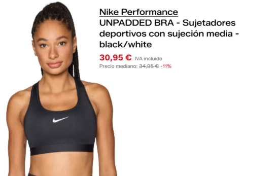 Sujetador Nike/ ZALANDO