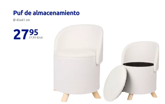 Puf almacenamiento/ ACTION Puf almacenamiento/ ACTION