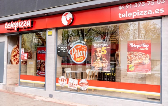 Una tienda de la compañía / TELEPIZZA