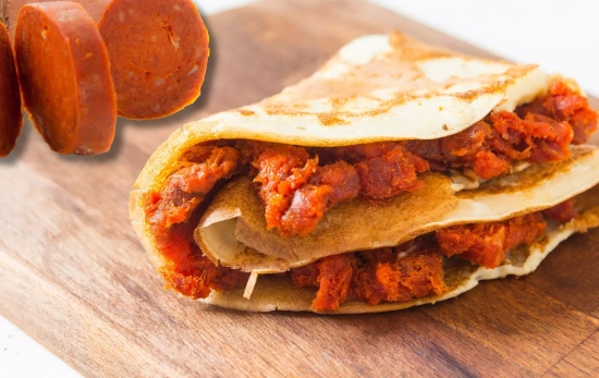 Piadina de sobrasada/ CANVA Piadina de sobrasada/ CANVA