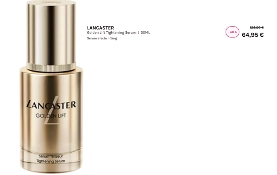  Golden Lift Tightening Serum de Lancaster/ DRUNI