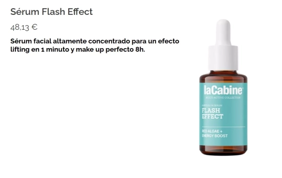 Sérum efecto Flash/ LECABINE