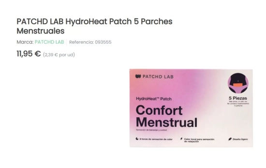 Confort Menstrual parches/ FARMACIANURIAPAU
