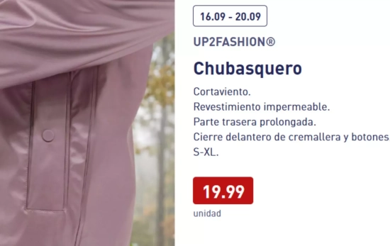 Chubasquero/ ALDI Chubasquero/ ALDI