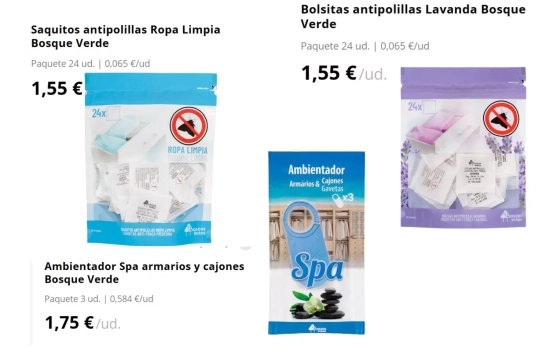 Productos de Mercadona para el cambio de armario/ MERCADONA Productos de Mercadona para el cambio de armario/ MERCADONA