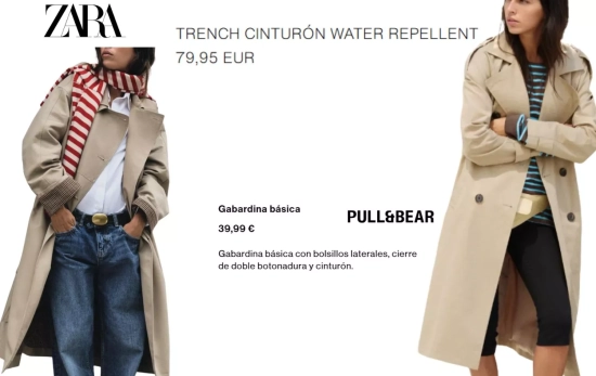 Gabardinas/ Zara y Pull&Bear Gabardinas/ Zara y Pull&Bear