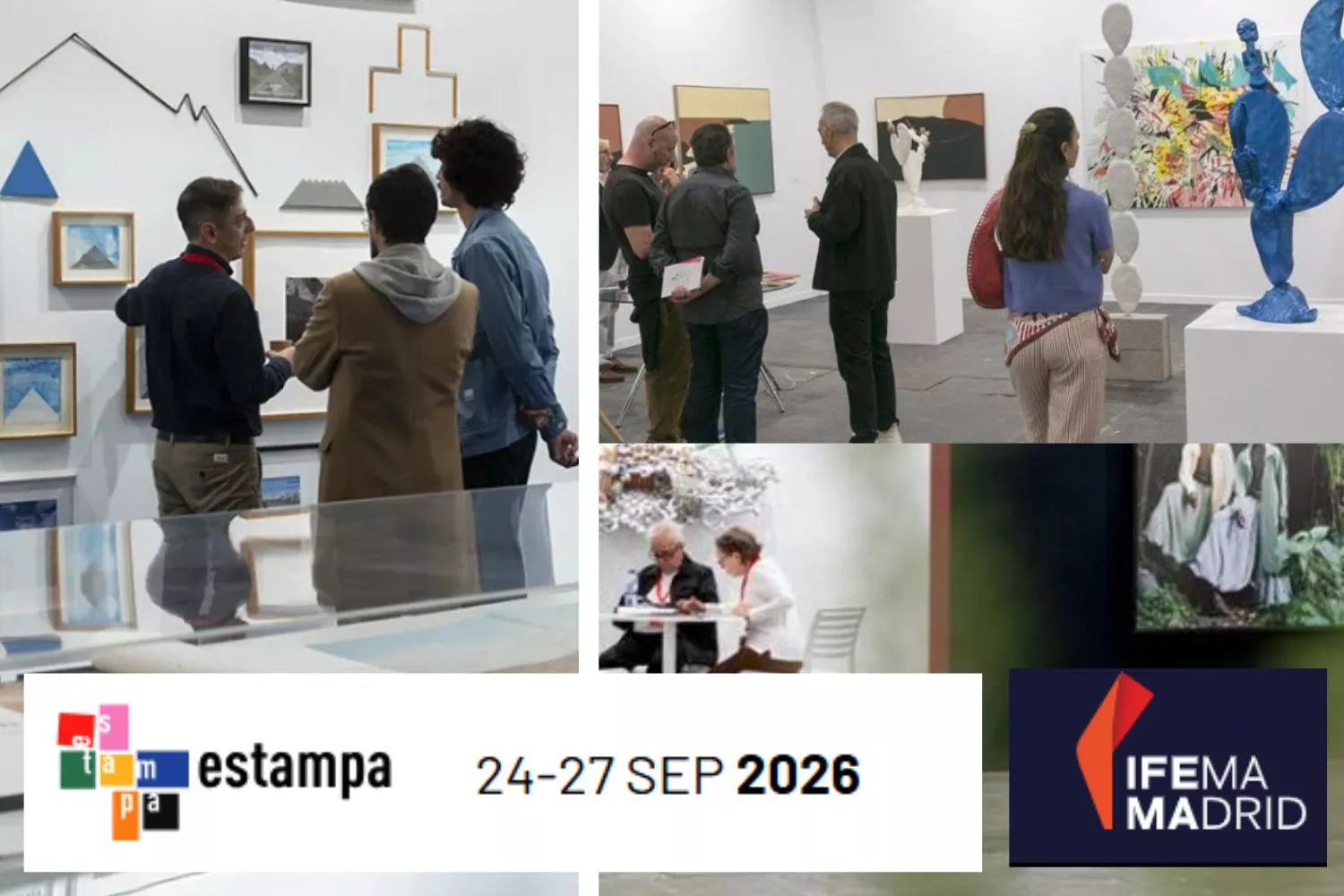 La feria de arte contemporáneo Estampa en Madrid / CEDIDA