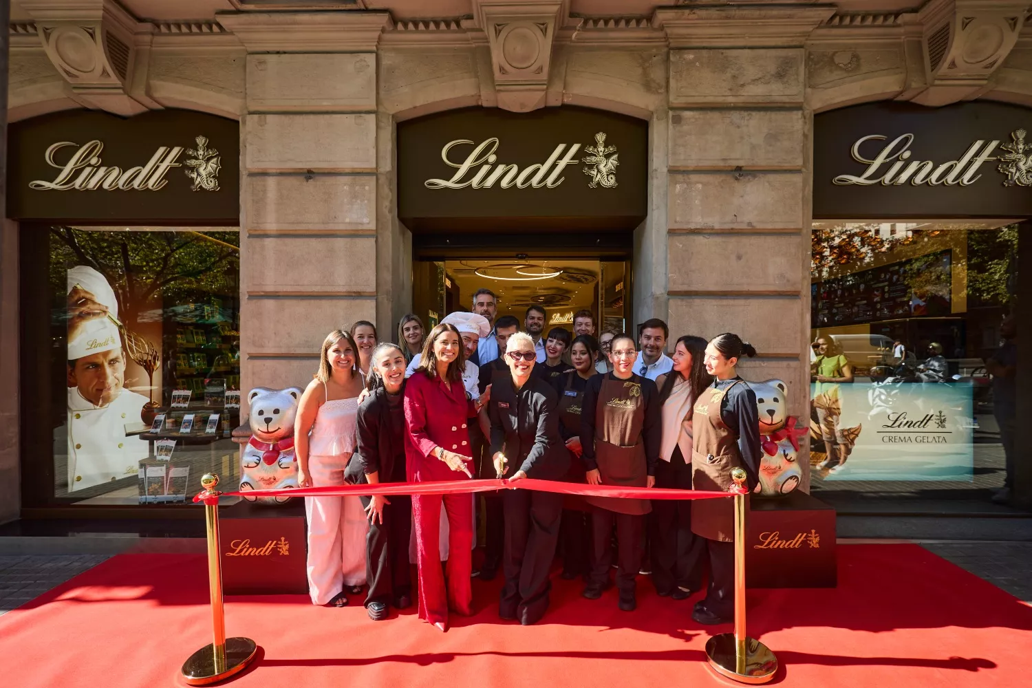 La inauguración de Lindt en Barcelona   CEDIDA
