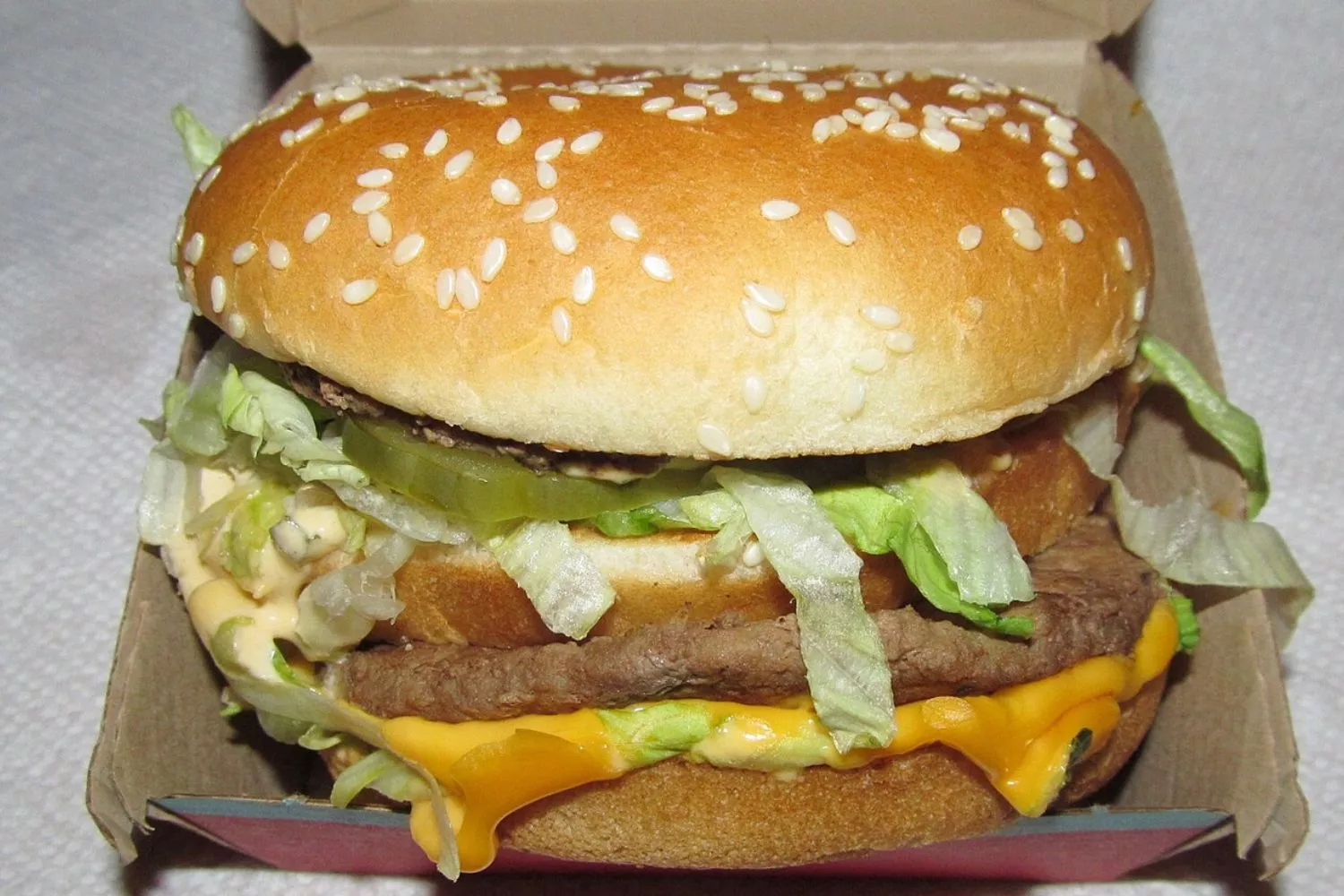 Un Big Mac de McDonald's / WIKIPEDIA