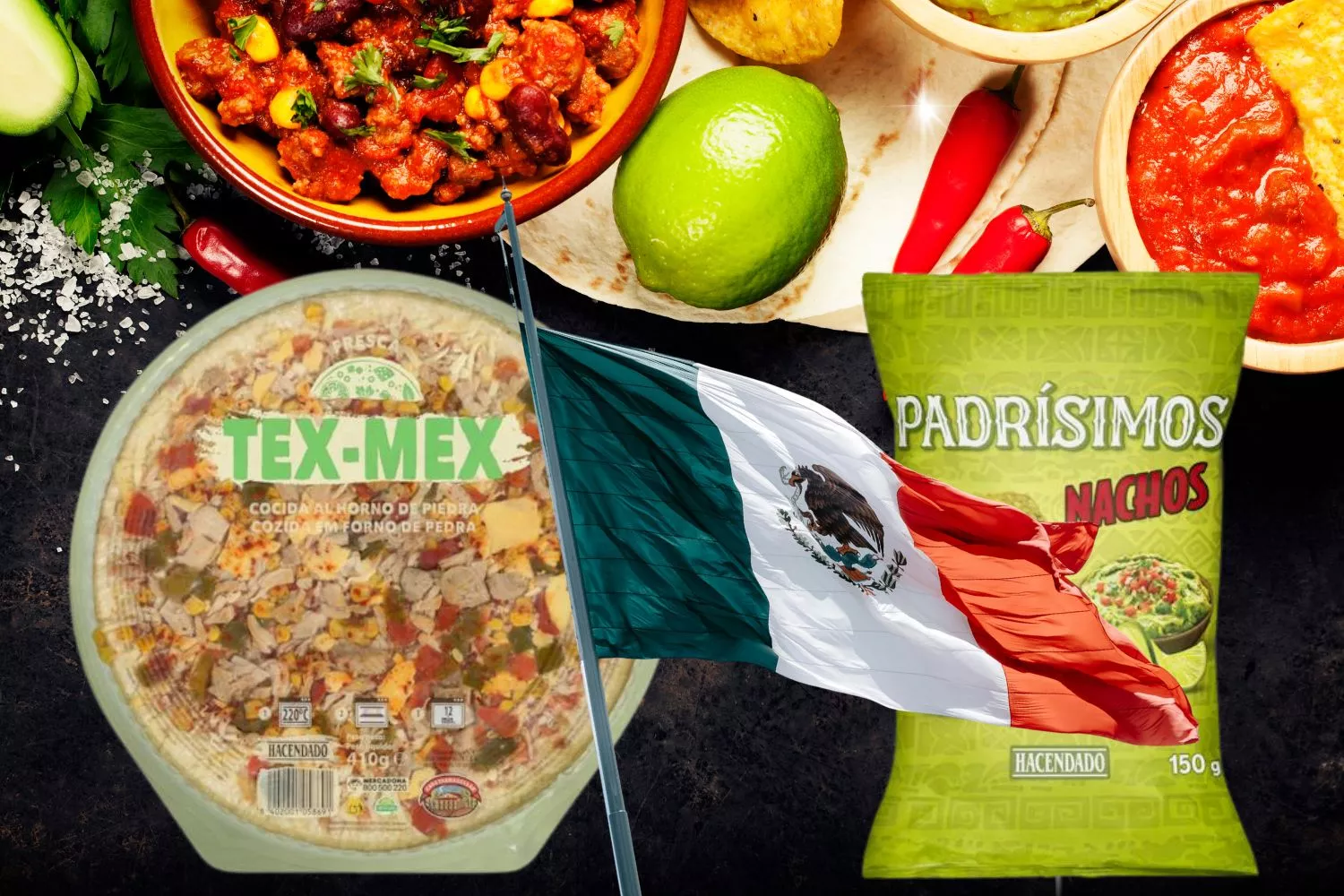 Los nuevos productos tex-mex de Mercadona / Fotomontaje CONSUMIDOR GLOBAL