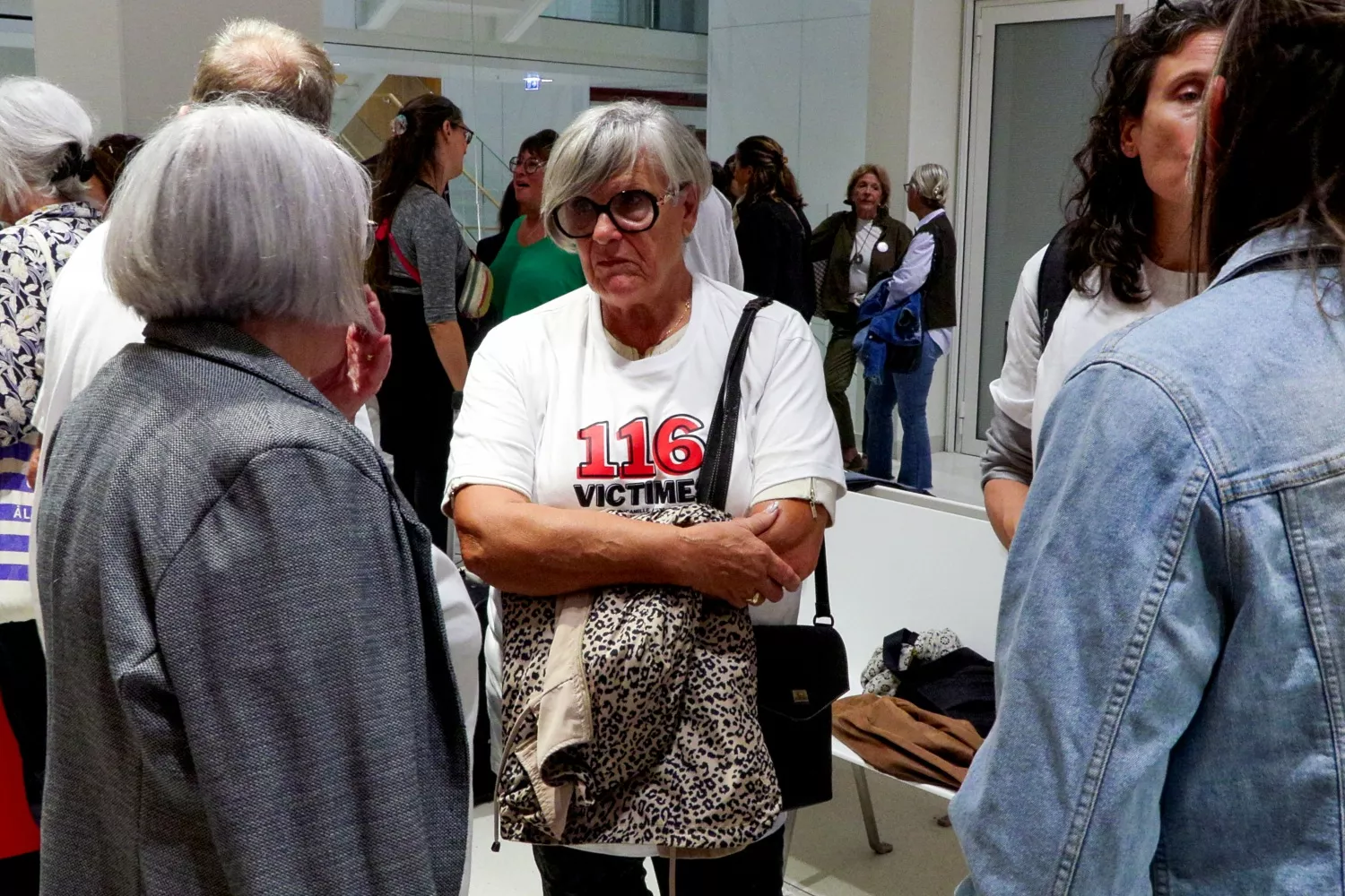 Familiares de las 116 víctimas del accidente aéreo de 2014 del avión de Swiftair / Edgar Sapiña Manchado - EFE