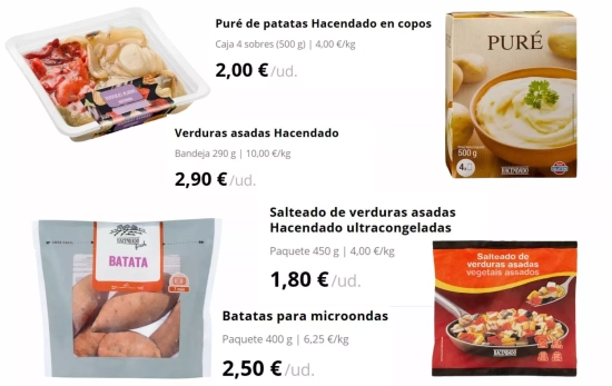 Guarniciones listas / MERCADONA Guarniciones listas / MERCADONA