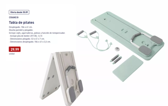 Tabla plegable pilates/ ALDI Tabla plegable pilates/ ALDI