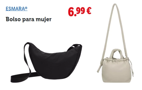 Bolsos de mujer tela/ LIDL Bolsos de mujer tela/ LIDL
